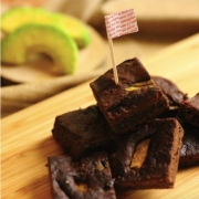 Avocado brownie