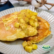 さつまいものシナモン風味パンケーキ